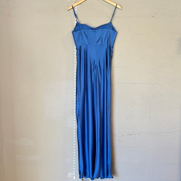 ASTR the Label REVOLVE Cannes Dress in Denim Blue Women's Small - Picture 4 of 13